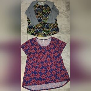 Lularoe Shirt Lot Sz‎ 2X Classic T And Randy